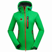 Load image into Gallery viewer, 2019 Winter Women Soft shell Outdoor Waterproof Ski Jacket Fleece Thermal Waterproof Coat Outdoor Camping Hiking Female Jacket