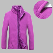 Load image into Gallery viewer, Thick Fleece jacket women's autumn winter outdoor polar fleece thermal coat Camping Hiking Jacket female Mountaineering clothes