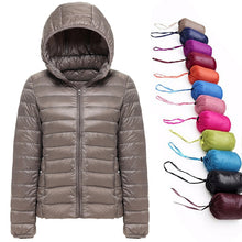 Load image into Gallery viewer, 2020 New 90% Duck Down Jacket Women Autumn Winter Coat Lady Ultralight Down Jacket