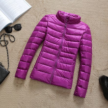 Load image into Gallery viewer, 2020 New 90% Duck Down Jacket Women Autumn Winter Coat Lady Ultralight Down Jacket