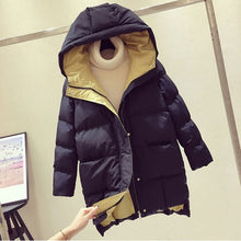 Load image into Gallery viewer, 2021 Winter Women Jacket Long Hooded Cotton Padded Female Coat High Quality Warm Outwear Womens Parka Manteau Femme Hiver P787