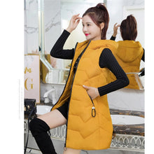 Load image into Gallery viewer, Fashion Parka Coat Women Plus Size Long Sleeve Thick Warmth Clothing 2020 Autumn Winter New 16 Colors Hooded Cotton Jacket JD598