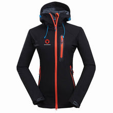 Load image into Gallery viewer, 2019 Winter Women Soft shell Outdoor Waterproof Ski Jacket Fleece Thermal Waterproof Coat Outdoor Camping Hiking Female Jacket
