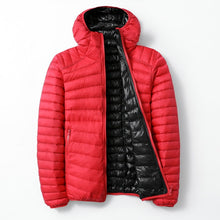 Load image into Gallery viewer, Women&#39;s Jackets Brand Down Jackets Women Ultra Light Hooded Basic Jacket Feather Famale Jackets Double Side Reversible Warm Coat
