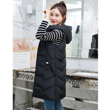 Load image into Gallery viewer, Fashion Parka Coat Women Plus Size Long Sleeve Thick Warmth Clothing 2020 Autumn Winter New 16 Colors Hooded Cotton Jacket JD598

